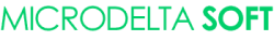 El logotip de microdela soft.